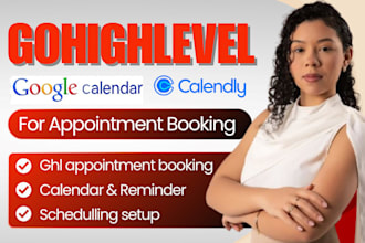 setup gohighlevel appointment booking, calendar and reminder automation
