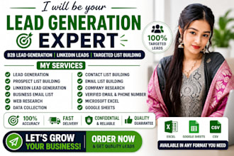 do lead generation, web scraping, email list building