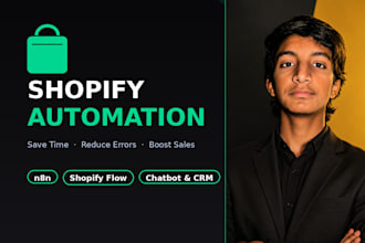 build n8n shopify automation workflows