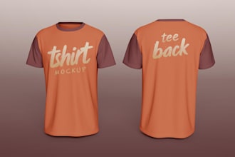 do apparel mockups for you