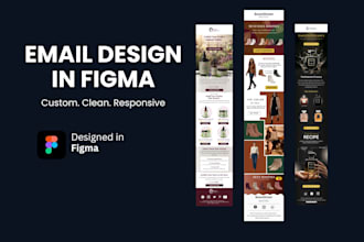 design responsive email  in figma for ecommerce brands
