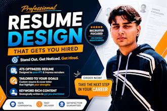design a professional ats friendly resume and CV