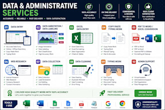do data entry PDF to word,data labelling and annotation