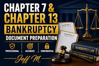 prepare or edit chapter 7 and chapter 13 bankruptcy documents