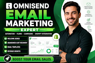 build omnisend email marketing automation, omnisend flows shopify email campaign
