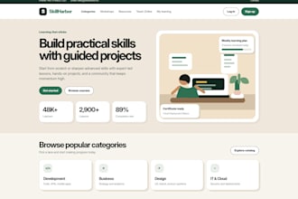 build a learning system like udemy that scales