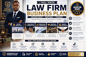 write law firm investor ready legal firm service business plan attorney startup