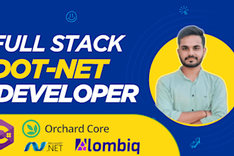develop custom orchard core cms modules and themes