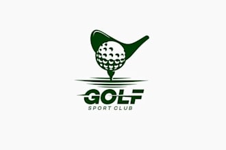 design a golf team logo