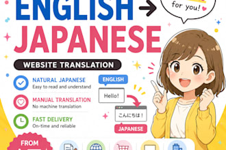 translate your website from english to japanese