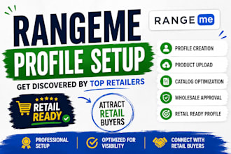 list your products and optimize profile on rangeme