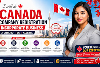 do canada company registration incorporate business ontario bc alberta, CPA