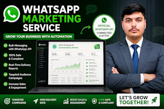 do whatsapp marketing for you