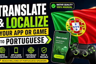 translate and localize your app or game to portuguese