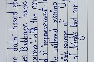 do professional cursive handwriting for your letters or note