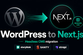 migrate your wordpress website to nextjs with headless cms