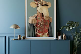 design trendy wall art or printable posters
