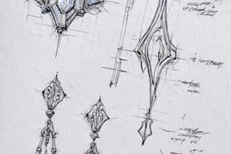 design custom jewelry sketches