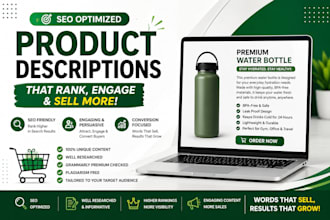 write SEO optimized product descriptions using chatgpt