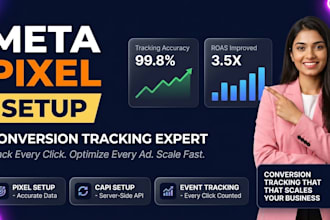 setup meta pixel conversion API and conversion tracking