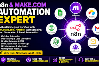 setup airtable automation, n8n ai, airtable database crm, clay com, softr exper
