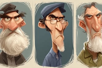 draw a caricature, cartoon caricatures