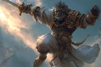 draw fantasy concept art or illustration