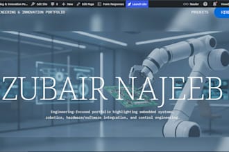 design a professional website on wordpress using elementor