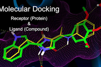 do receptor ligand docking and molecular interactions for drug discovery