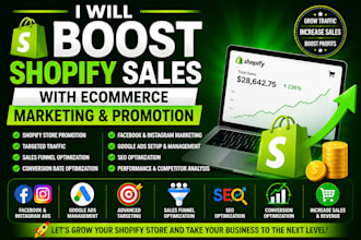 boost shopify sales with ecommerce marketing and promotion