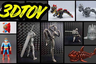 create movable joints flexible articulated toy animal fidget toy for 3d printing