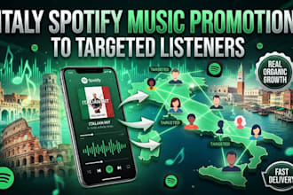 do massive italy spotify music promotion to targeted listeners