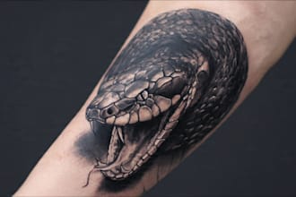 design professional tattoo and custom tattoo