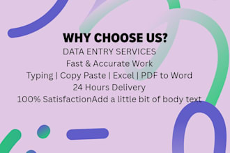 do data entry and copy paste