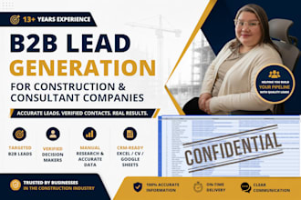 do b2b lead generation for construction and engineering companies