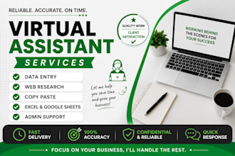 be your reliable admin support and data entry
