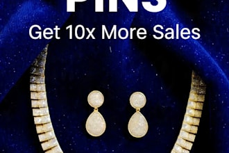 design viral pinterest pins for fashion lehenga and boutique brand