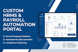 build custom payroll automation or hrms portal for your business