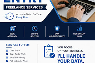 do professionally data entry,scraping,cleaning,copypaste ,typing