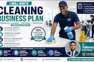 commercial cleaning company janitorial business plan sanitation services startup
