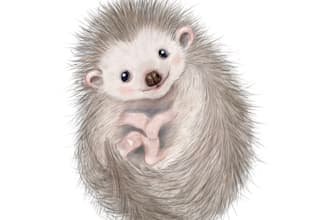 create custom whimsical animal characters for your brand