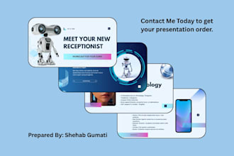 design a premium corporate powerpoint presentation