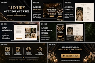 build a wedding invitation website