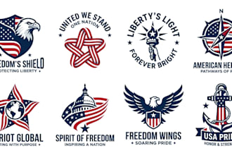create professional patriotic political campaign election patriot logo