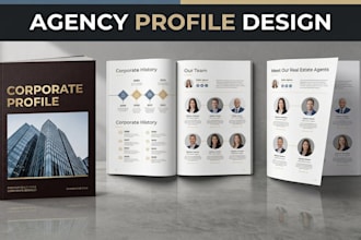 design premium agency profile for real estate firms