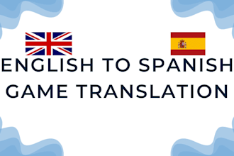 do english to spanish video game localization