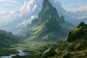 do amazing fantasy landscape