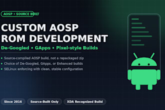 build a custom aosp rom for your android smartphone