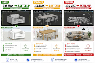 convert 3ds max to clean optimized sketchup model