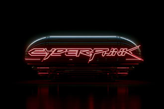 do futuristic cyberpunk style or mecha logo for you
